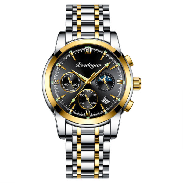 Multifunctional Men's Watch Luminous Waterproof Quartz Wrist Watch - Image 7