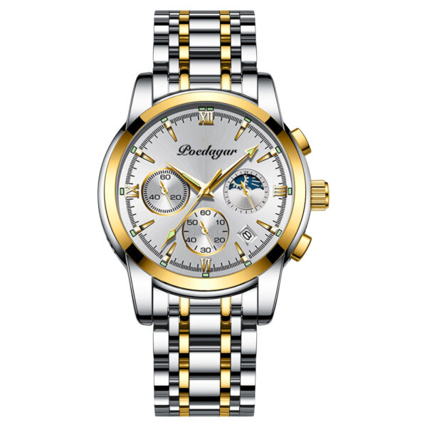 Multifunctional Men's Watch Luminous Waterproof Quartz Wrist Watch - Image 8