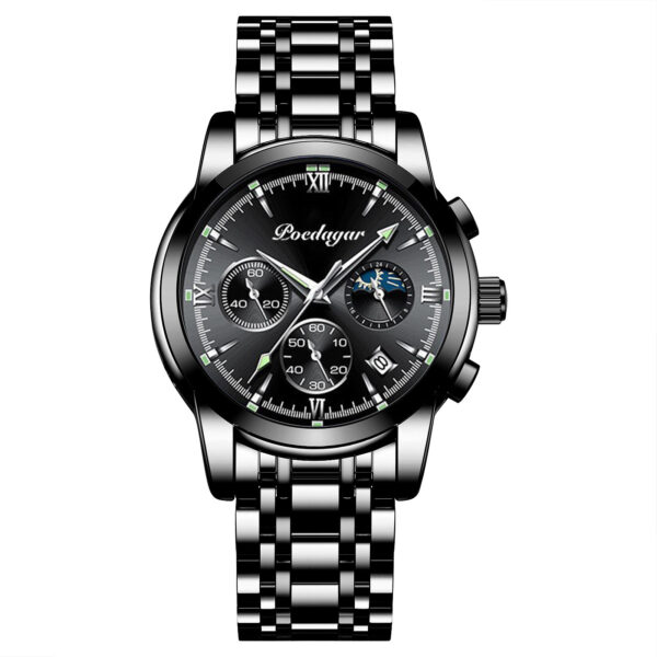 Multifunctional Men's Watch Luminous Waterproof Quartz Wrist Watch - Image 6